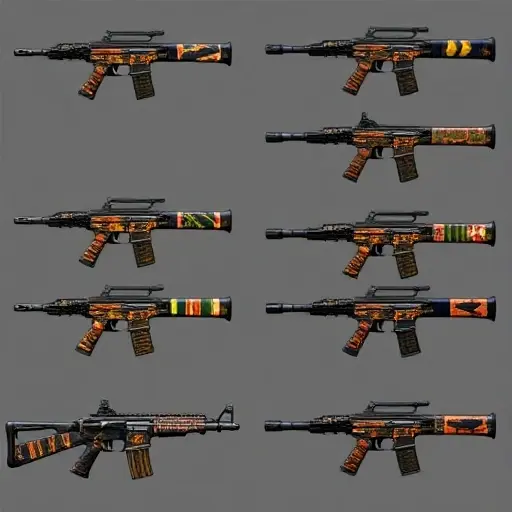 Examples of CS2 skin trading scenarios including inventory management and item exchanges